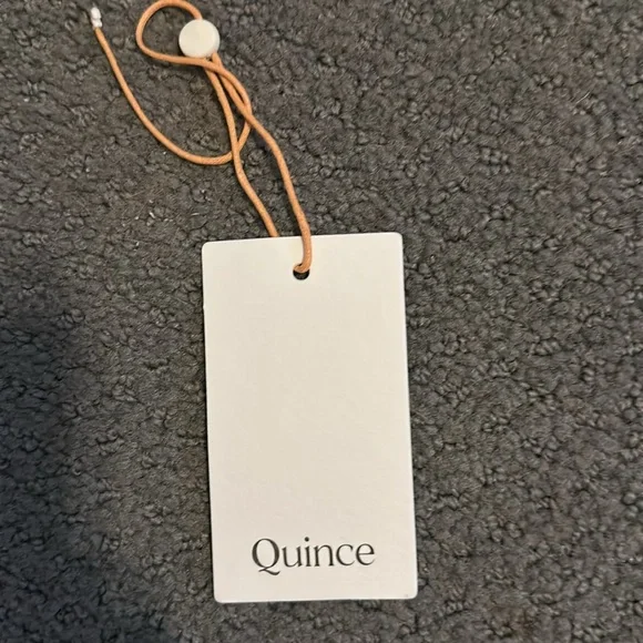 Quince slouchy leather hobo bag.  Grey, NWT - Picture 2 of 2